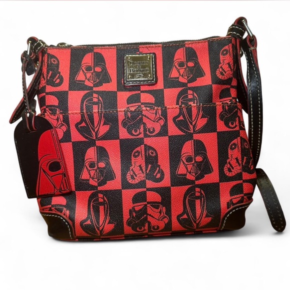 Dooney & Bourke Handbags - Dooney & Bourke Red and Black Star Wars Dark Side Rare Ltd Edition Crossbody Bag